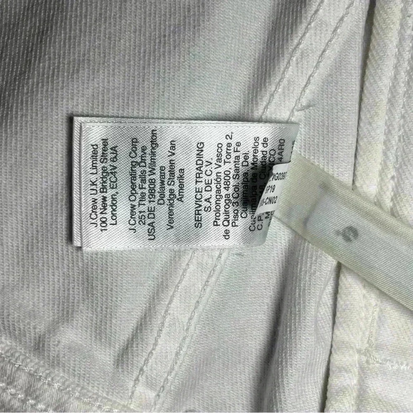 J. Crew Classic White Denim Jeans Jacket - Small - Picture 5 of 7